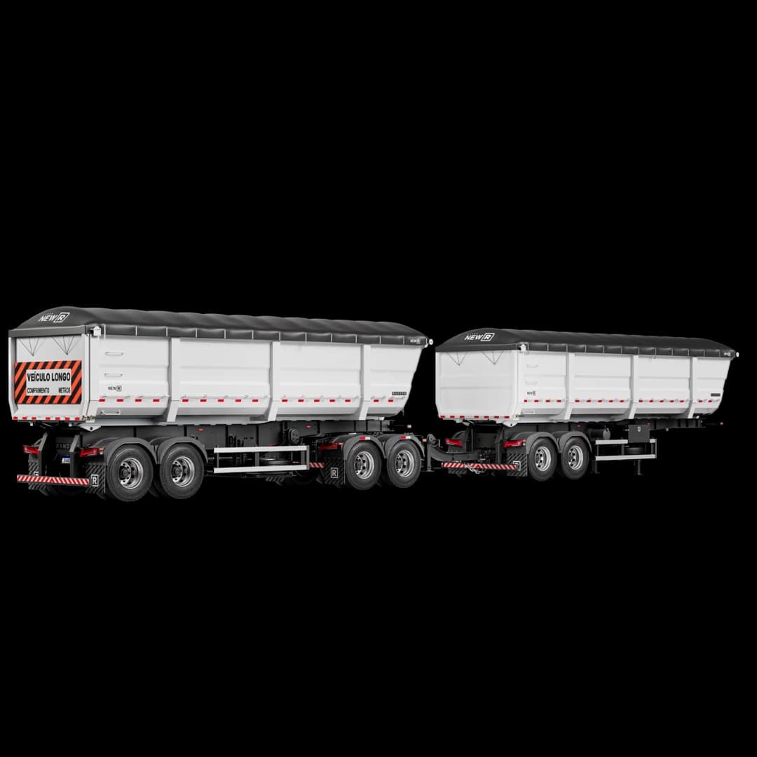 Basculante 9 Eixos e 74ton Randon